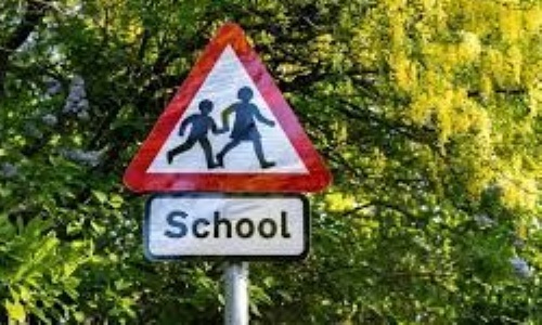 school crossing sign