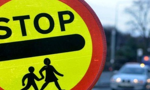 School crossing patrol lollipop sign